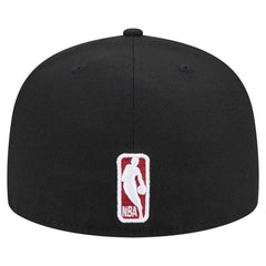 NBA Miami Heat Sport Night Script Sided 59FIFTY Fitted Hat