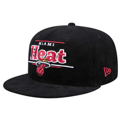 NBA Miami Heat Throwback Display Corduroy 9FIFTY Snapback Hat