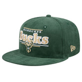 NBA Milwaukee Bucks Throwback Display Corduroy 9FIFTY Snapback Hat