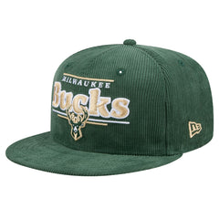 NBA Milwaukee Bucks Throwback Display Corduroy 9FIFTY Snapback Hat