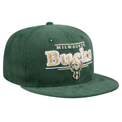 NBA Milwaukee Bucks Throwback Display Corduroy 9FIFTY Snapback Hat