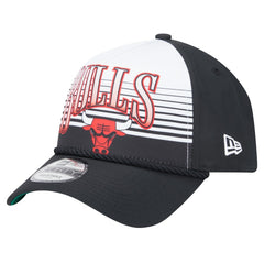 NBA Chicago Bulls Black Throwback Gradient A-Frame 9FORTY Adjustable Hat