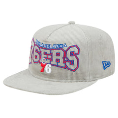 NBA Philadelphia 76ers Throwback Corduroy Golfer Snapback Hat