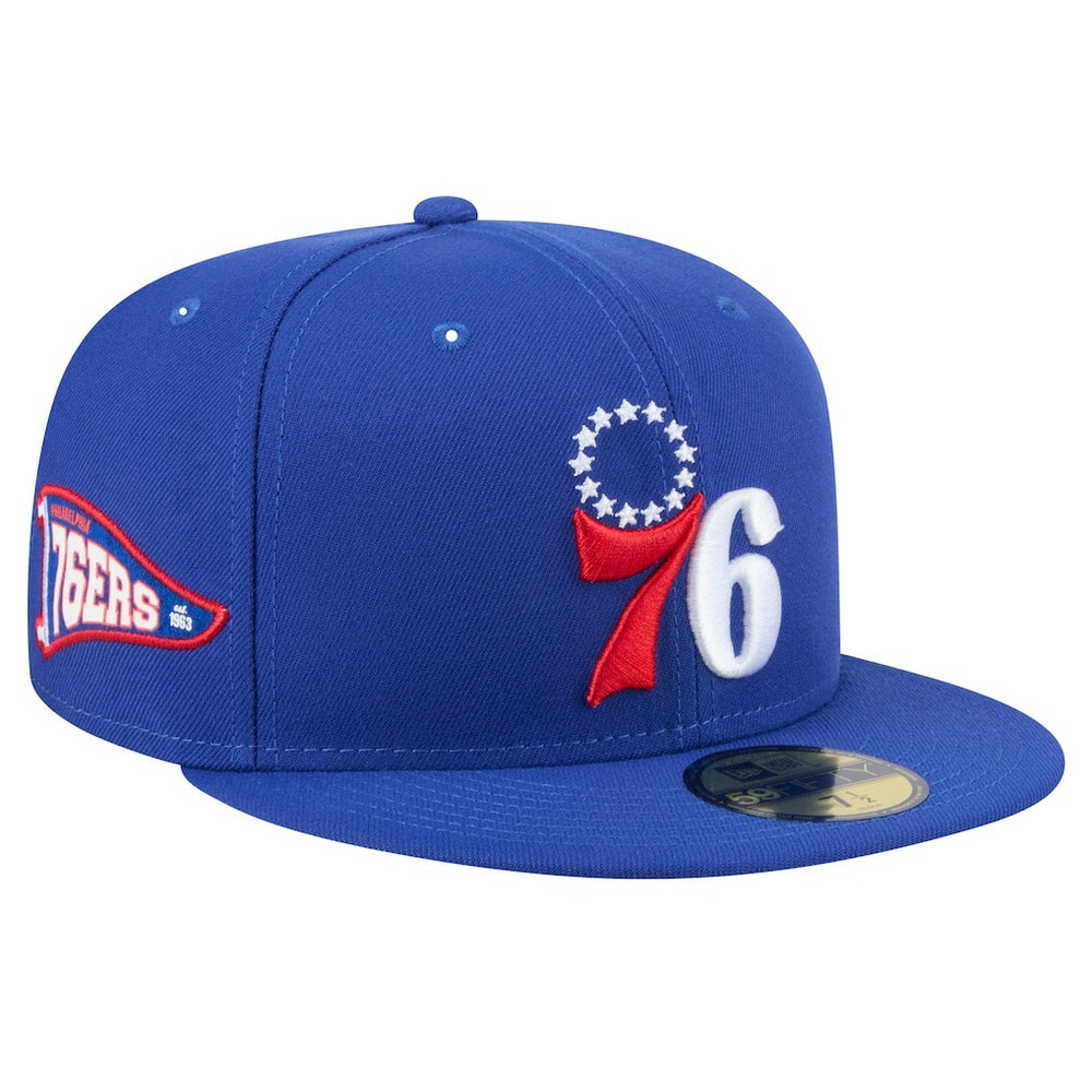 NBA Philadelphia 76ers Throwback Pennant 59FIFTY Fitted Hat