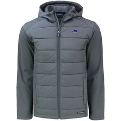 Cutter & Buck Evoke PrimaLoft Hybrid Eco Softshell Recycled Full-Zip Hooded Jacket - Buffalo Bills