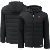 Cutter & Buck Evoke PrimaLoft Hybrid Eco Softshell Recycled Full-Zip Hooded Jacket - Cincinnati Bengals