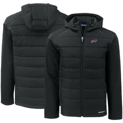 Cutter & Buck Evoke PrimaLoft Hybrid Eco Softshell Recycled Full-Zip Hooded Jacket - Buffalo Bills