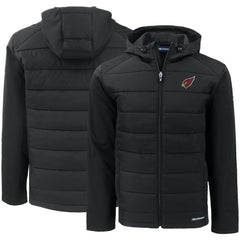 Cutter & Buck Evoke PrimaLoft Hybrid Eco Softshell Recycled Full-Zip Hooded Jacket - Arizona Cardinals
