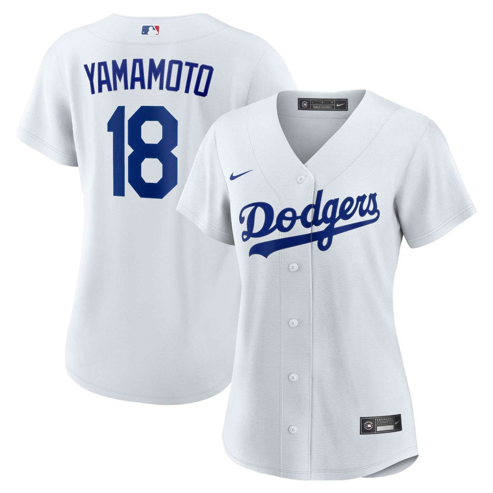 MLB Yoshinobu Yamamoto Los Angeles Dodgers Nike Women's Home Replica Player Jersey