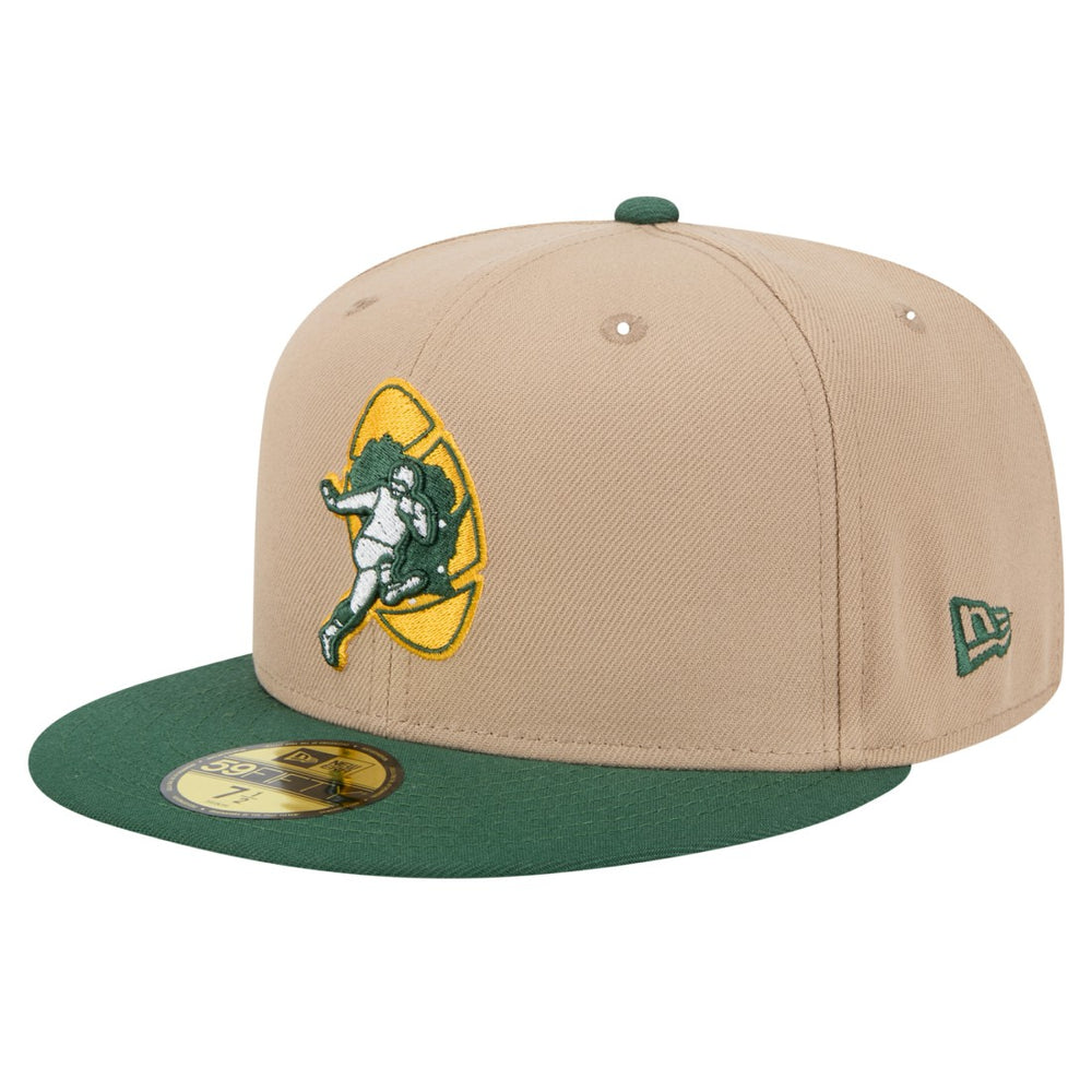 Throwback Logo Main 59FIFTY Fitted Hat - Green Bay Packers