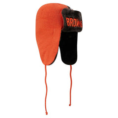 Helmet Head Trapper Knit Hat - Cleveland Browns