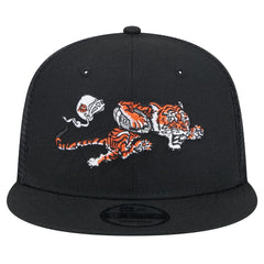 Throwback Main Trucker 9FIFTY Snapback Hat - Cincinnati Bengals