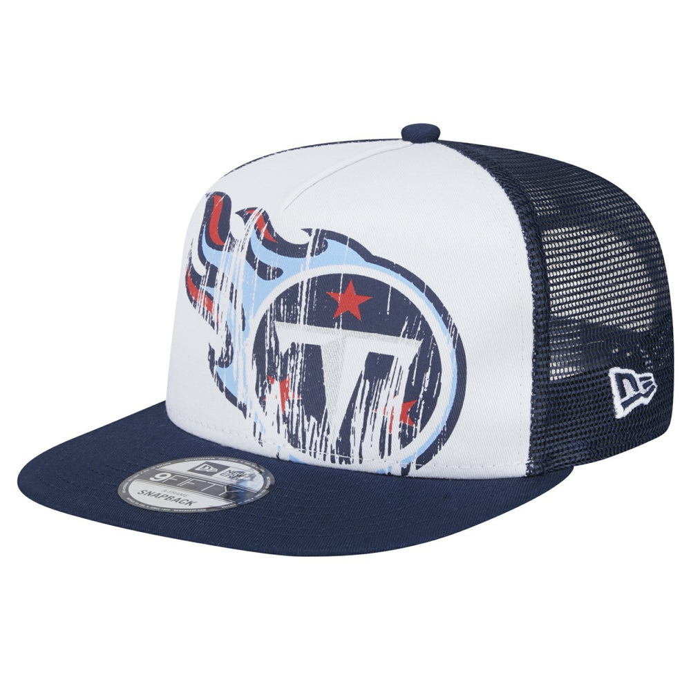 Youth Distressed 9FIFTY A-Frame Snapback Hat - Tennessee Titans