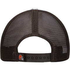 Youth Sport Night Color Block 9FORTY A-Frame Trucker Adjustable Hat - Cleveland Browns