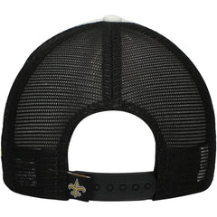 Youth Sport Night Color Block 9FORTY A-Frame Trucker Adjustable Hat - New Orleans Saints