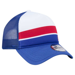 Youth Sport Night Color Block 9FORTY A-Frame Trucker Adjustable Hat - New York Giants