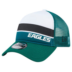 Preschool Sport Night Color Block 9FORTY A-Frame Trucker Adjustable Hat - Philadelphia Eagles