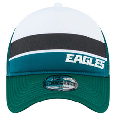 Preschool Sport Night Color Block 9FORTY A-Frame Trucker Adjustable Hat - Philadelphia Eagles