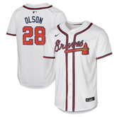 MLB Matt Olson Atlanta Braves Nike Youth Home Limited Player Jersey