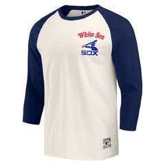 MLB Chicago White Sox Darius Rucker Collection by Fanatics Cooperstown Collection Raglan 3/4-Sleeve T-Shirt