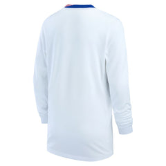 USMNT Youth 2024 Home Replica Long Sleeve Jersey - Nike White