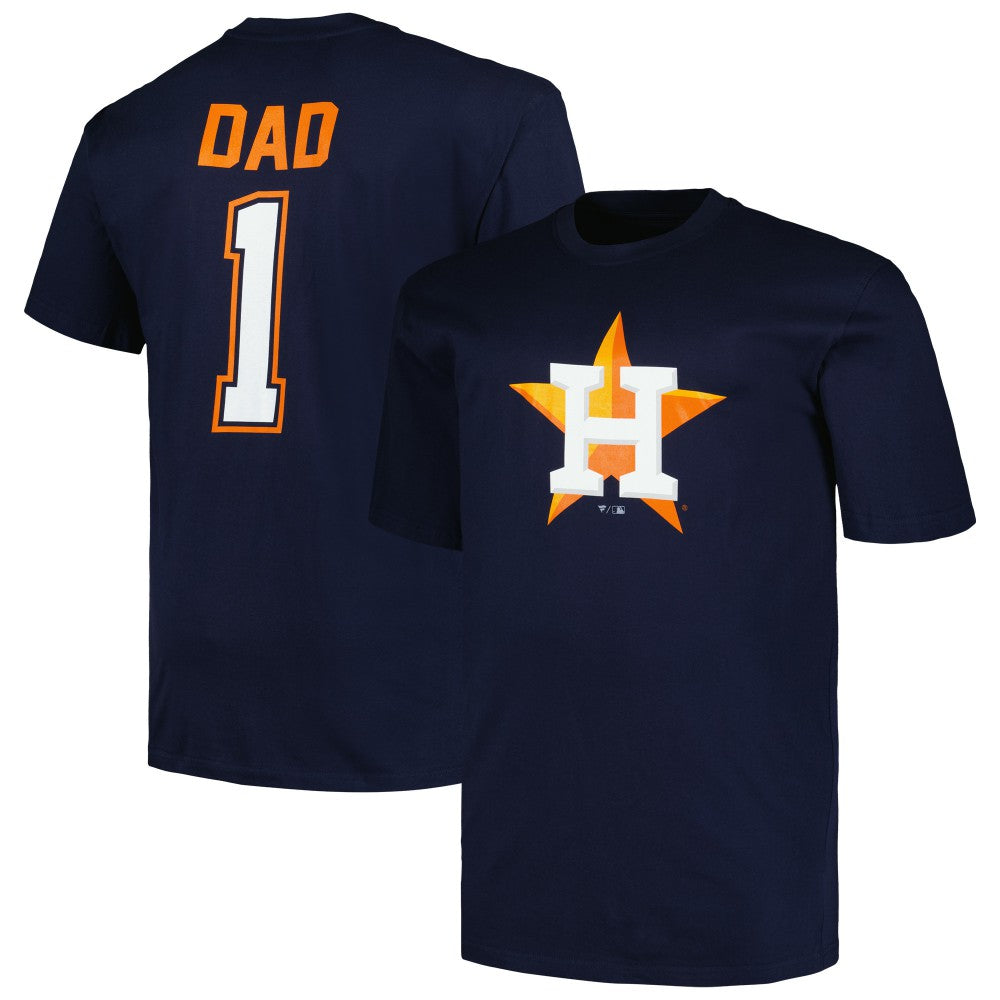 MLB Houston Astros Profile Big & Tall #1 Dad T-Shirt