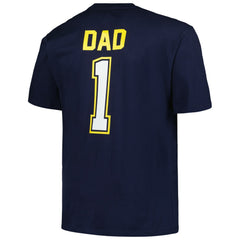 MLB Milwaukee Brewers Profile Big & Tall #1 Dad T-Shirt