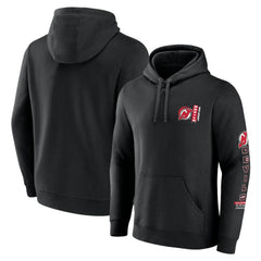 NHL Black New Jersey Devils Fanatics Revolution Pullover Hoodie