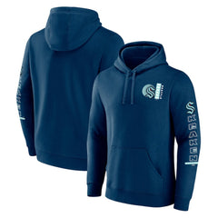 NHL Deep Sea Blue Seattle Kraken Fanatics Revolution Pullover Hoodie