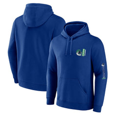 NHL Blue Vancouver Canucks Fanatics Revolution Pullover Hoodie