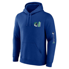 NHL Blue Vancouver Canucks Fanatics Revolution Pullover Hoodie