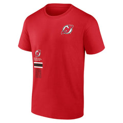 NHL Red New Jersey Devils Fanatics Represent T-Shirt