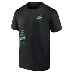 NHL Black Dallas Stars Fanatics Represent T-Shirt