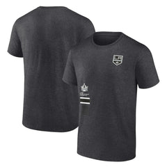 NHL Heather Charcoal Los Angeles Kings Fanatics Represent T-Shirt