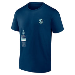 NHL Deep Sea Blue Seattle Kraken Fanatics Represent T-Shirt