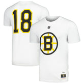 NHL White Willie O'Ree Boston Bruins Mitchell & Ness Name & Number T-Shirt