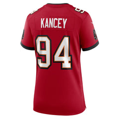 Calijah Kancey Women's Game Jersey - Tampa Bay Buccaneers