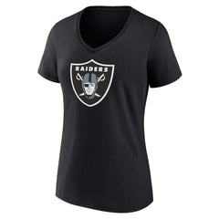 Women's Plus Size Mother's Day #1 Mom V-Neck T-Shirt - Las Vegas Raiders