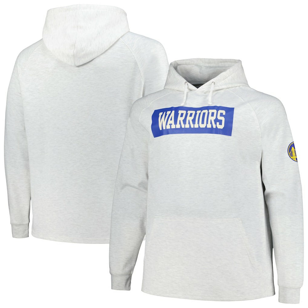 NBA Golden State Warriors Big & Tall Raglan Tri-Blend Pullover Hoodie sale