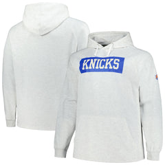 NBA New York Knicks Big & Tall Raglan Tri-Blend Pullover Hoodie