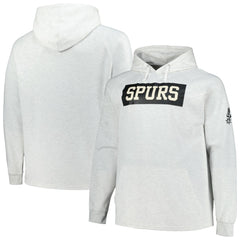 NBA San Antonio Spurs Big & Tall Raglan Tri-Blend Pullover Hoodie