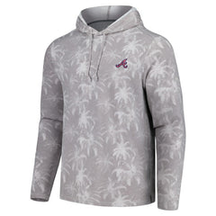 MLB Atlanta Braves Tommy Bahama Palm Frenzy Hoodie Long Sleeve T-Shirt