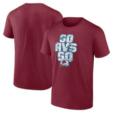 NHL Burgundy Colorado Avalanche Fanatics Local T-Shirt