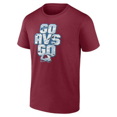 NHL Burgundy Colorado Avalanche Fanatics Local T-Shirt