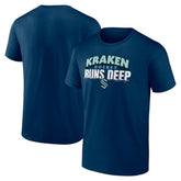 NHL Deep Sea Blue Seattle Kraken Fanatics Local T-Shirt
