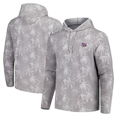 Palm Frenzy Hoodie Long Sleeve T-Shirt - New York Giants