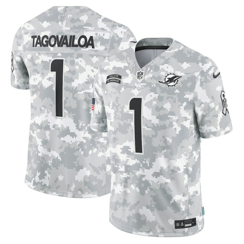 Tua Tagovailoa 2024 Salute to Service Limited Jersey - Miami Dolphins