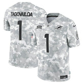 Tua Tagovailoa 2024 Salute to Service Limited Jersey - Miami Dolphins