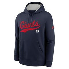 Rewind Club Logo Pullover Hoodie - New York Giants
