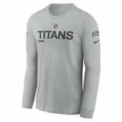2024 Salute To Service Long Sleeve T-Shirt - Tennessee Titans